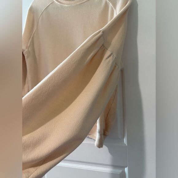 THE GREAT. The teammate sweatshirt in washed white size 0 - Picture 6 of 7